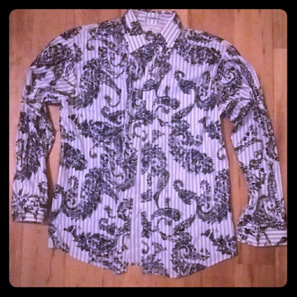 LUXURY EQUILIBRIO Stripped Blue Velvet Design Mens